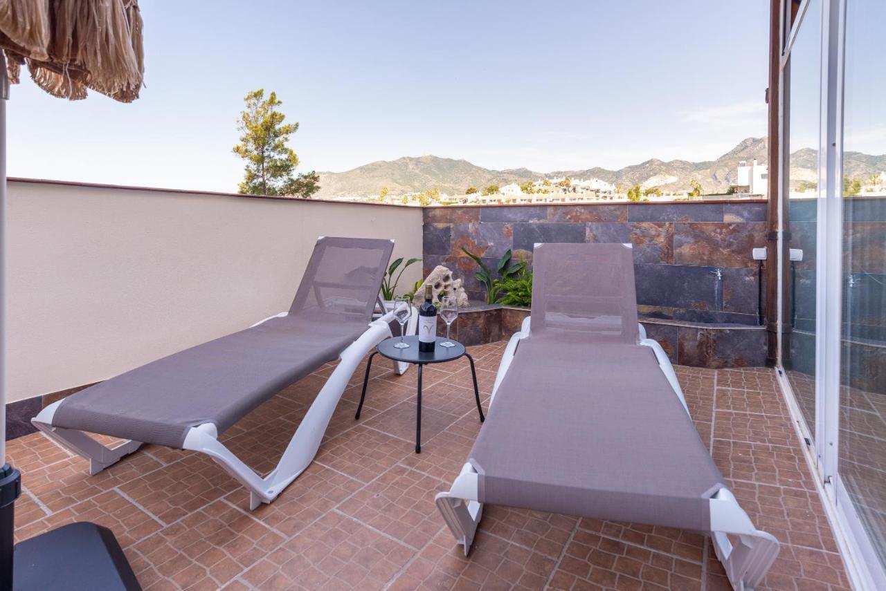 Duplex De Lujo En La Playa , Jacuzzy, Piscina, Chimenea Y Padel Apartment Benalmadena Exterior photo