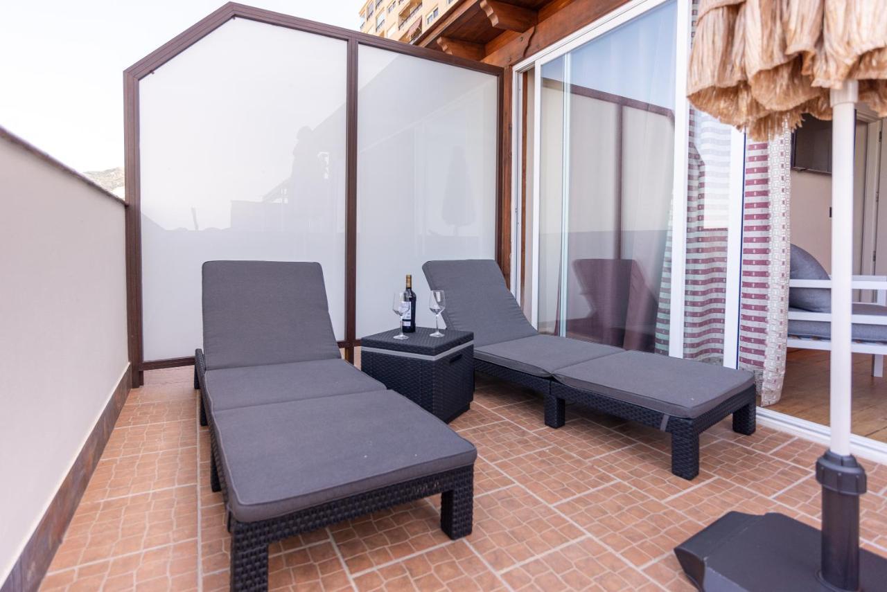 Duplex De Lujo En La Playa , Jacuzzy, Piscina, Chimenea Y Padel Apartment Benalmadena Exterior photo